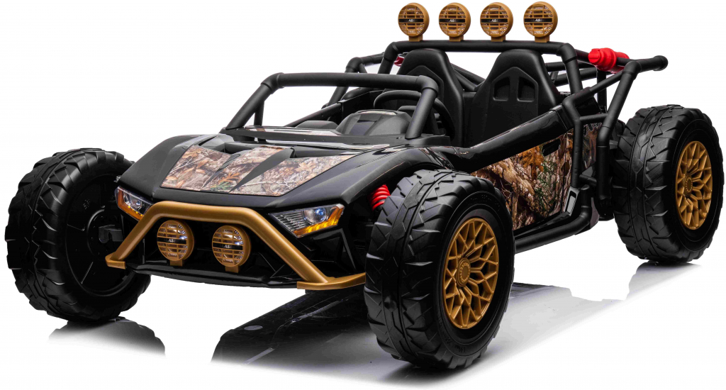 LEAN CARS Elektrické autíčko Buggy Racing 5 čierne 2X200W 24V/7Ah 2023