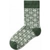 Vlnka Vianočné ponožky Merino zelená