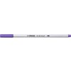 Vláknová fixka, STABILO Pen 68 brush, fialová