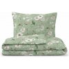 Kvalitex Bavlnené posteľné prádlo DELUX MAGNOLIA zelené Varianta: 1x 200/200, 2x 70/90cm