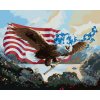 Zuty – Maľovanie Podľa Čísel – Orol S Vlajkou Usa (D. Rusty Rust), 40 × 50 cm, Plátno 8596530168409