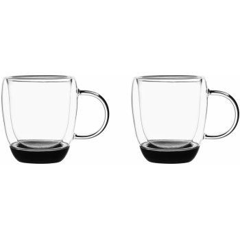 GARET ČIERNE Sklenené termo poháre na kávu a čaj s dvojitými stenami 2 x  330 ml od 11,71 € - Heureka.sk