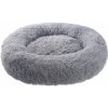 PETSTUFF Pelech, vankúš pre Psa, mačku, Oválny, Plyšový 100 x 20 cm, sivý