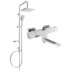 MEXEN/S - Sven sprchový stĺp vrátane sprchovej termostatickej batérie Cube, chróm 77910262-00