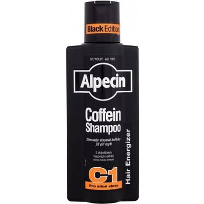 Alpecin Coffein Shampoo C1 Black Edition šampon pro stimulaci růstu vlasů 375 ml pro muže