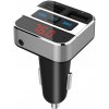 Solight FM transmitter s bluetooth připojením do auta, 2x USB + handsfree BT02