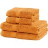 Súprava uterákov DecoKing Marina 2+2 ks oranžová