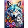 ALIPSON Puzzle Mateřská láska: Vlci 1000 dílků