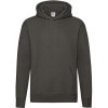 Fruit of the Loom Mikina Premium Hooded Sweat s kapucí, pánská COT-16215266014 4XL Charcoal