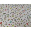 Dekoračná látka 10027-05 VTÁČIKY 150 cm