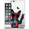 Picasee silikónový prehľadný obal pre Apple iPhone 6 Plus/6S Plus - Francúzsky Buldoček