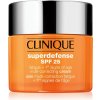 Clinique Superdefense™ SPF 25 Fatigue + 1st Signs Of Age Multi-Correcting Cream krém proti prvým známkam starnutia pre suchú a zmiešanú pleť SPF 25 50 ml