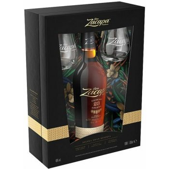 Zacapa Centenario 23 Solera 40% 0,7 l (dárčekové balenie 2 poháre)