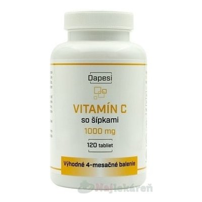 Dapesi VITAMÍN C so šípkami 1000 mg, 120 tbl