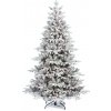 LAALU Vianočný stromček zasnežený DELUXE jedľa Anita 210 cm
