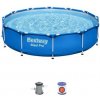 Bazén Bestway® Steel Pro™, 56681, kartušová filtrácia, 366x76 cm