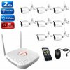 Amiko Wifi 8 kamerový set, FullHD 2Mpix, Tube (3201K8) (Amiko)