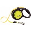Automatické vodítko flexi New Neon M žltá yellow páska 5 m