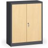 Alfa 3 Zvárané skrine s lamino dverami, 1150 x 920 x 400 mm, RAL 7016/breza