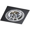 Zápustné - podhľadové svietidlo AZZARDO SIRO 1 black AZ0769