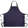 Dennys London Plátená zástera s mosadznými očkami DP146 Navy 71 x 71 cm