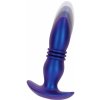 ToyJoy The Tough Thrusting Vibrating Plug Blue Metallic