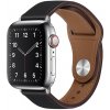 Techsuit Remienok na hodinky (W033) pre mužov - Apple Watch 1/2/3/4/5/6/7/8/SE/SE 2/Ultra (42/44/45/49 mm) - čierny KF239821