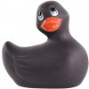 Big Teaze Toys I Rub My Duckie 2.0 Classic Black - vodotesný masážny prístroj 7 režimov