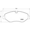 BREMBO Brzdové platničky CRAFTER - 2E0698151B