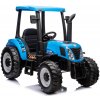 Lean Cars Elektrický traktor New Holland A011 modrý 24V 2x45W- 2x12v10Ah- 2022