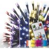 EMOS LED vianočná reťaz, 12 m, vonkajšia aj vnútorná, RGB, ovládač, programy, časovač