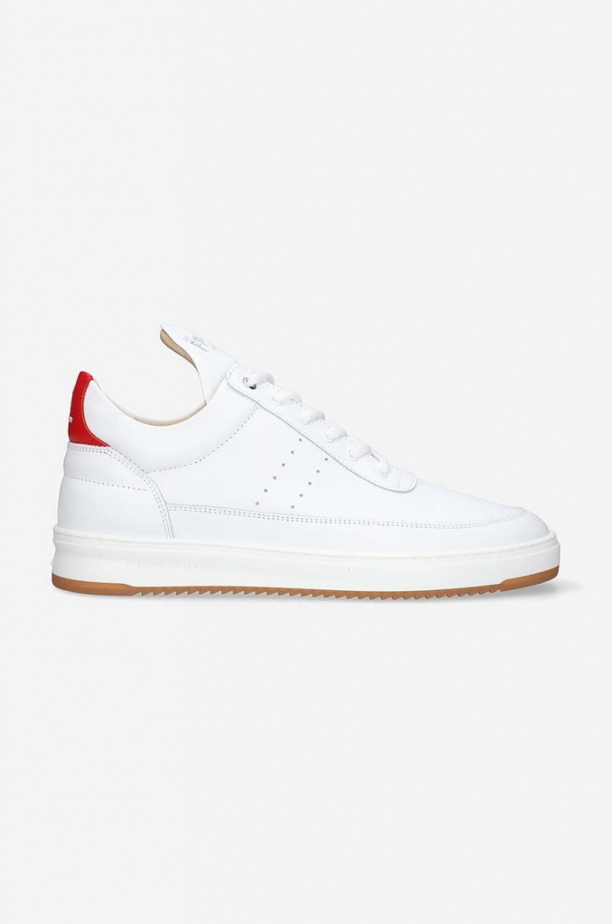 Kožené tenisky Filling Pieces Low Top Bianco biela