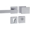 Bezpečnostné kovanie MP CUBO / SQUARE - HR 3230/2275 (OCS - Chróm brúsený), madlo/klika levá, PZ PLUS s otvorem pro vložku, MP OCS (chróm brúsený)