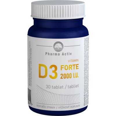 Pharma Activ Vitamín D3 Forte 2000 IU 30 tabliet