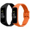 2x Náramok kwmobile Samsung Galaxy Fit 2 černá, oranžová