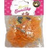 Gumičky Loom Bands (20) Loom Bands Pletací gumičky oranžové se třpytkami 200ks + háček