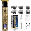 Zastrihávač, strojček na strihanie, holenie vlasov a brady s reguláciou, holiaci strojček LCD