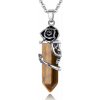 Silver Star Eastwood dámska retiazka, ruža, Tiger Eye, 45 cm