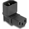Delock Napájecí adaptér IEC 60320 – z C14 na C13, zástrčka / zásuvka, 2,5 A, 90°, pravoúhlý
