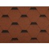 Gutta Guttatec Hexagonal Asfaltový šindel Guttatec Hexagonal (cena za m2) červená