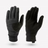 WEDZE Bežkárske rukavice XCS Glove 900 hrejivé vetruvzdorné čierne XS