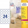 Avery Zweckform Transparent Crystal Clear produktové štítky O 40 mm (L7780-25)