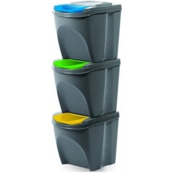 Odpadkový kôš Sortibox 20 l 3 ks