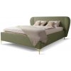 Wilsondo Čalúnená manželská posteľ s úložným priestorom Aliano 180x200 - zelená
