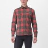 CASTELLI košeľa - UNLIMITED FLANNEL - červená