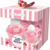 Tutti Délices Darčekový set dvoch toaletných vôd Strawberry sweet ( Sladké jahody ) 50 mL+15 mL + ružová gumička do vlasov