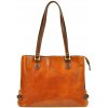 Florence dámska kožená kabelka 14 koňak