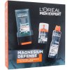 Loreal Paris Men Expert Magnesium Defence sprchový gél 300 ml + dezodorant v spreji 150 ml + hydratačný krém pre citlivú pokožku 50 ml, pre mužov