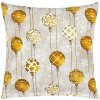 BELLATEX Obliečka 45 × 45 cm 55/129 vianočné gule zlaté
