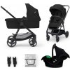 Kinderkraft 3in1 NEWLY classic black + MINK PRO 2023